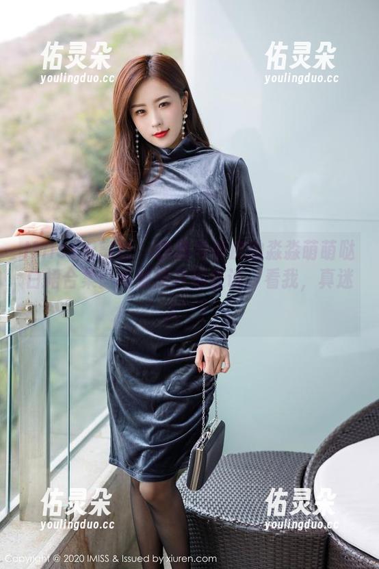 IMiss爱蜜社-淼淼萌萌哒 IMiss爱蜜社 - 优雅与俏皮的淼淼萌萌哒白裙合集:每张图片都在说‘看我,真迷人’!